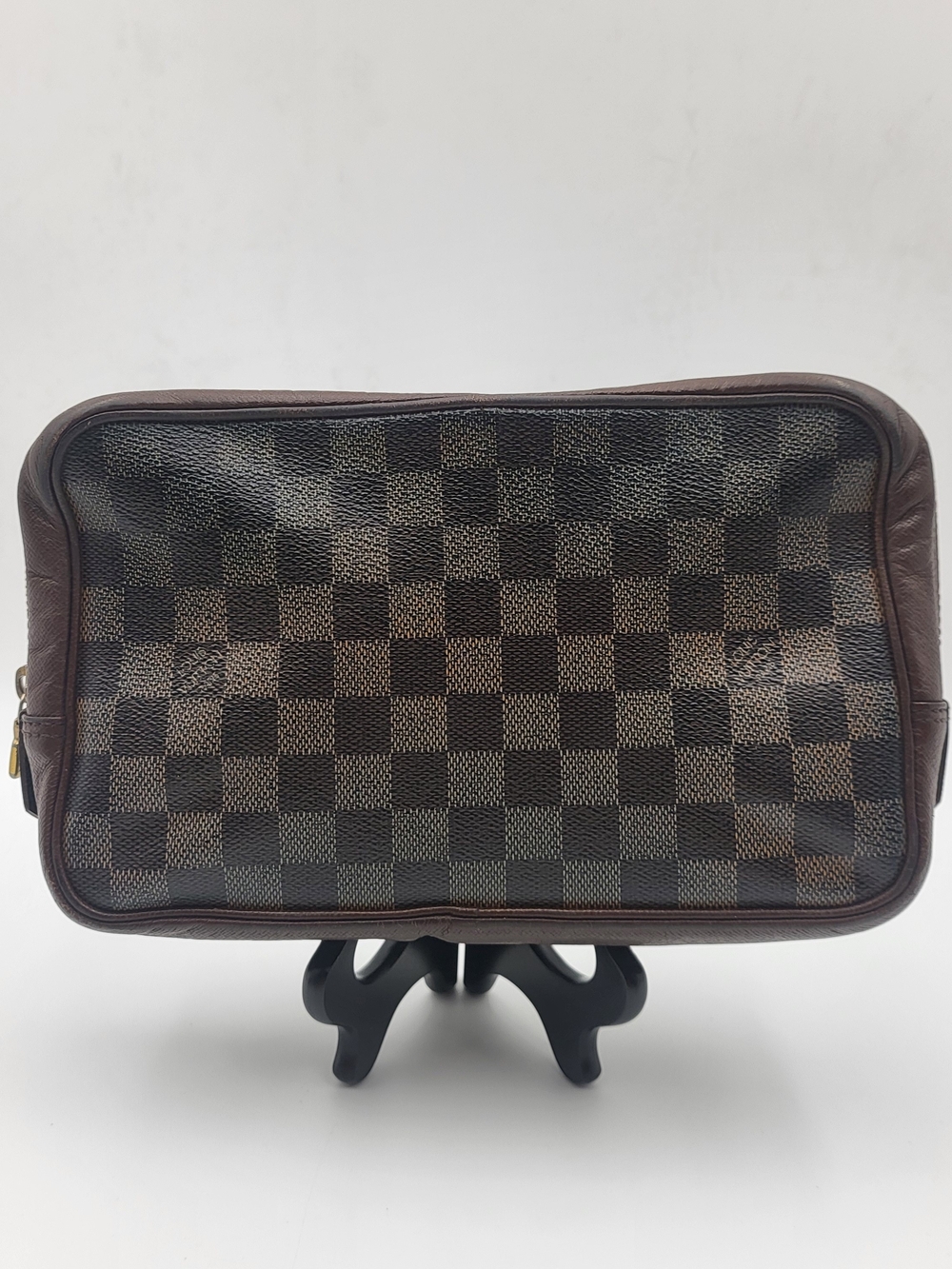 LOUIS VUITTON Clutch Trousse 24 Toiletry Damier Ebene, Authentic..Spain 2006 !!